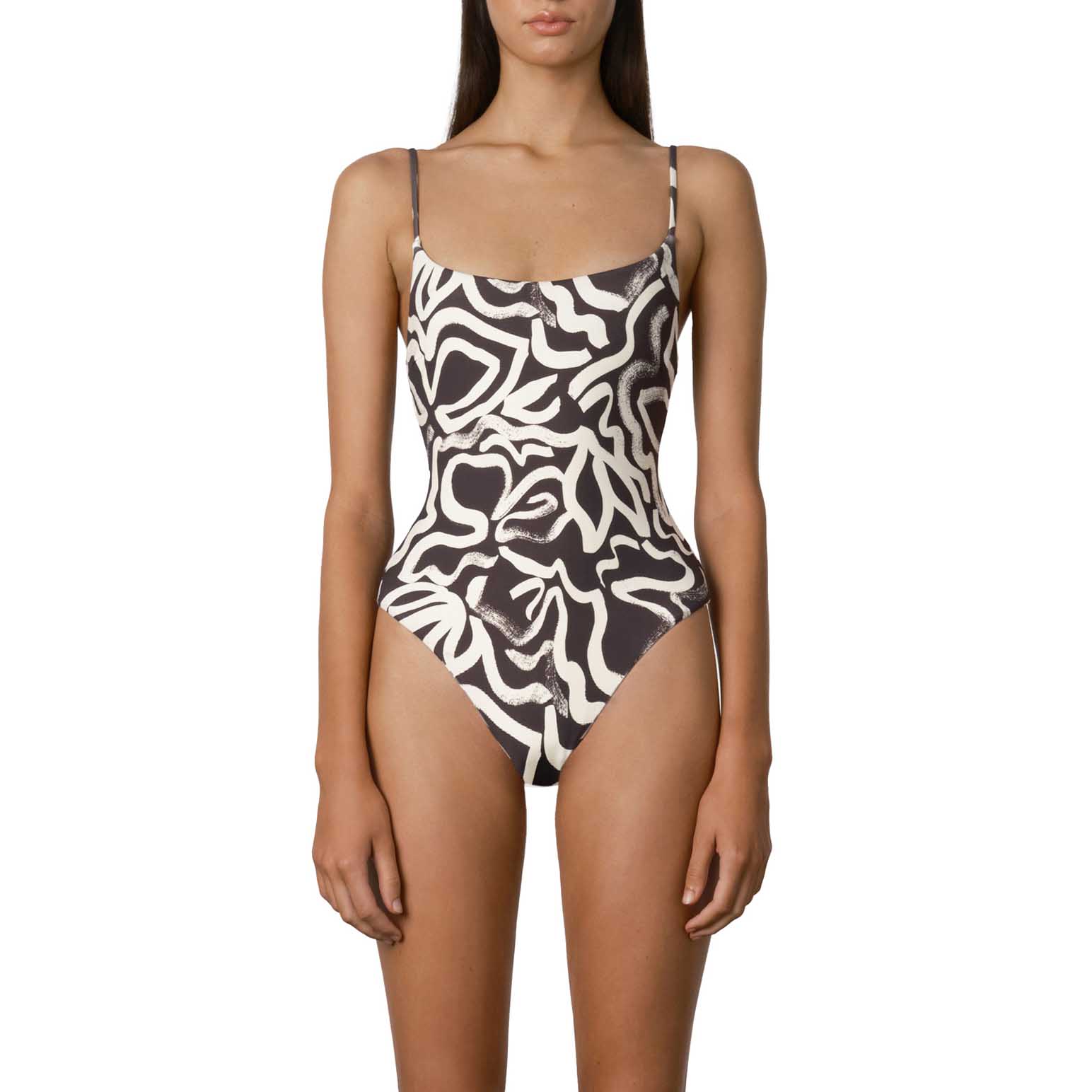 Zulu & Zephyr Paint Flower Reversible One Piece